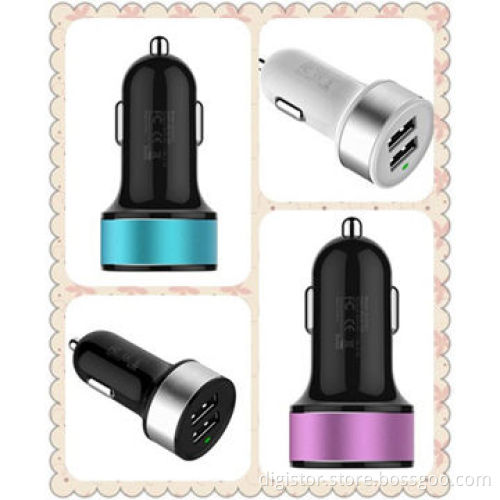 Car charger, 5V 1A, 2.1A 2.4A, single USB port multiple color choose high quality